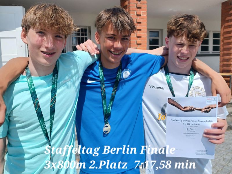 BERLIN Finale 2024 3x800m Wk III Ju 2. Platz